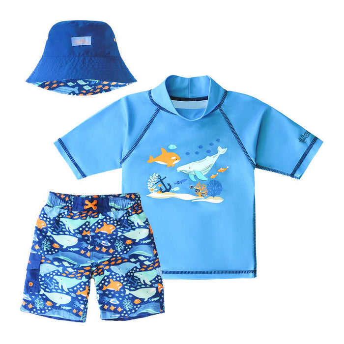 UV SKINZ Boys 3 Piece Swim Set- Blue - Shoppers-kart.com