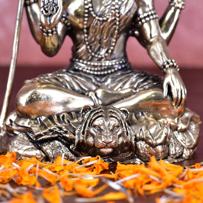 White Whale Superfine Brass Lord Shiva Statue shiv Idol Home Decor Figurine