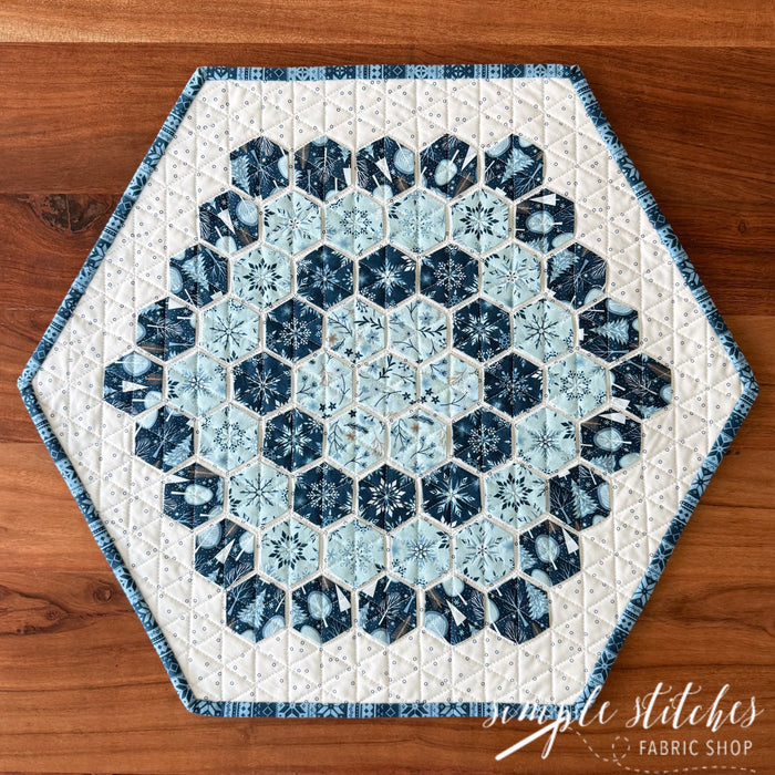 Winter Magic Hexie Topper Kit