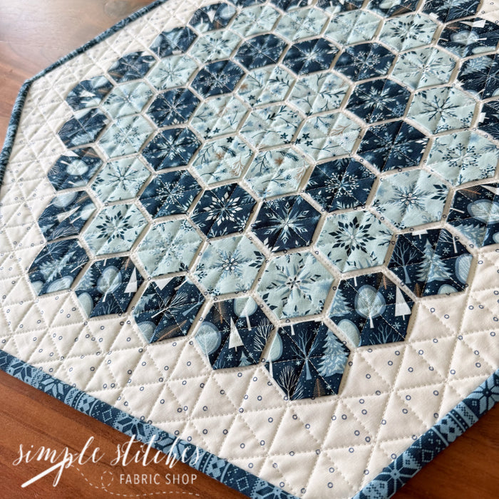 Winter Magic Hexie Topper Kit
