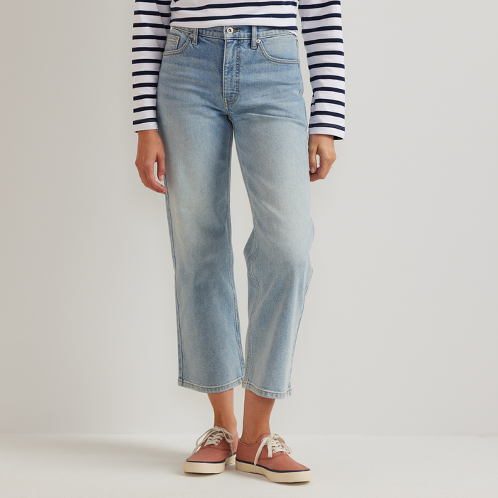 Women's Authentic Everyday High-Rise Cropped Jeans-LT CHAMBRAY-Regular-C1