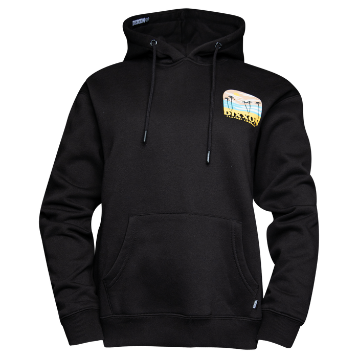 Women's Ocean Front Pullover Hood - Black