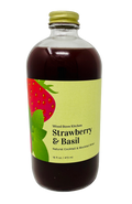 Wood Stove Kitchen - Strawberry And Basil Cocktail & Drink Mix, 16 fl oz