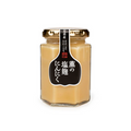 Jar of Shio Koji Garlic Paste with a black label on a white background
