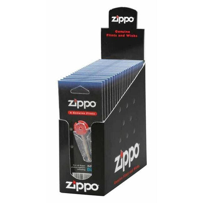 Zippo Flints, Box of 24 Cards (Six Flints per Card) - 2406N - Gear Exec (1975637835891)