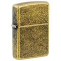 Zippo Lighter: Antique Brass - Antique Brass 201FB