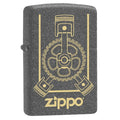 Zippo Lighter: Engraved Engine - Iron Stone 79149 - Gear Exec (1975619354739)