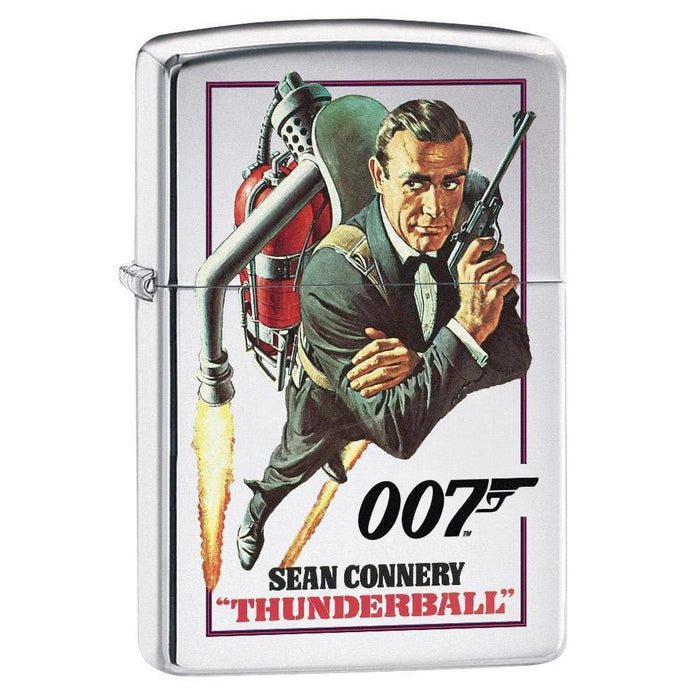 Zippo Lighter: James Bond 007 Thunderball - High Polish Chrome 79341 (1975623254131)