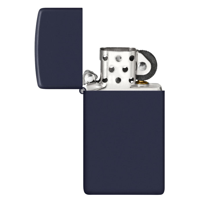 Zippo Lighter: Slim - Navy Blue Matte 1639