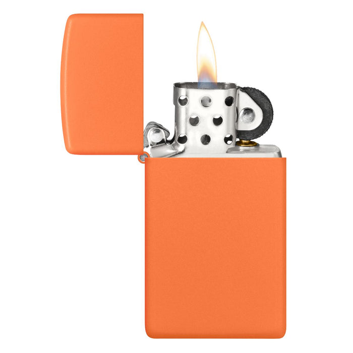 Zippo Lighter: Slim - Orange Matte 1631