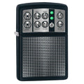 Zippo Lighter: Stereo Amplifier - Black Matte 78084 (1975604019315)