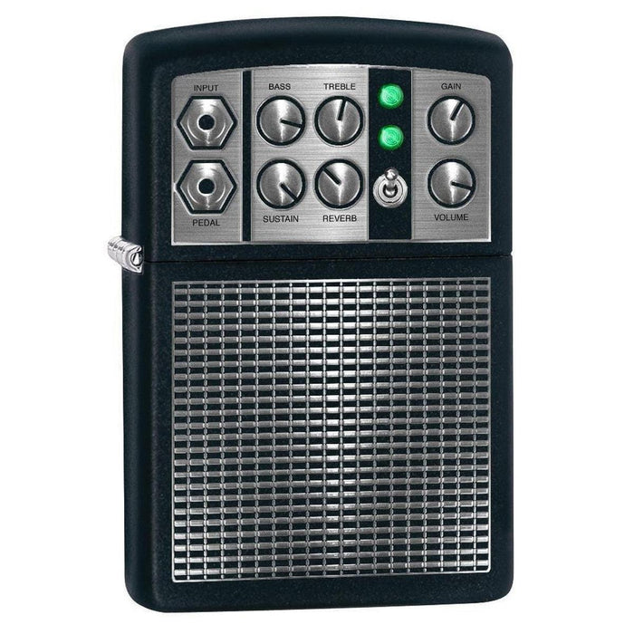 Zippo Lighter: Stereo Amplifier - Black Matte 78084 (1975604019315)