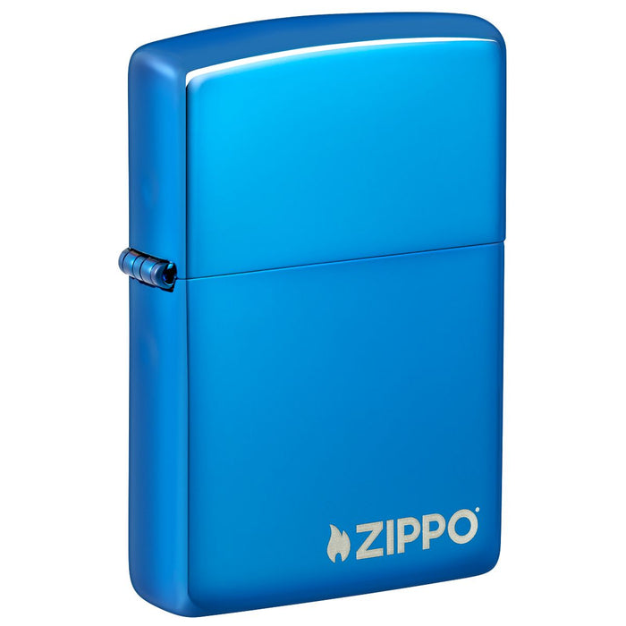 Zippo Lighter: Zippo Logo - Sapphire 20446ZL