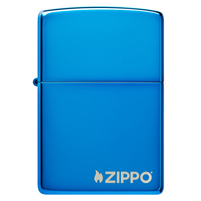 Zippo Lighter: Zippo Logo - Sapphire 20446ZL
