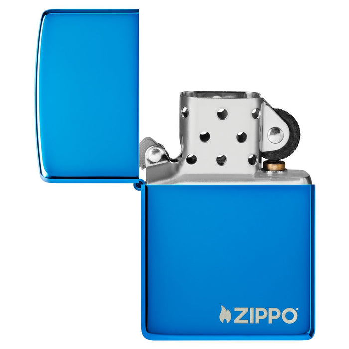 Zippo Lighter: Zippo Logo - Sapphire 20446ZL