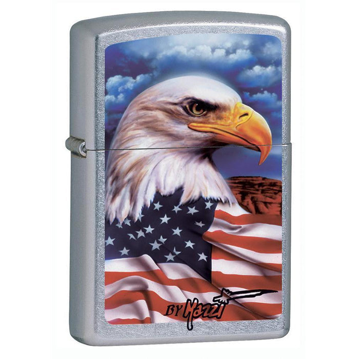 Zippo Pipe Lighter: American Eagle by Mazzi - Street Chrome 24764PL (1999370977395)