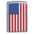 Zippo Pipe Lighter: American Flag - Street Chrome 29722PL (1999373009011)