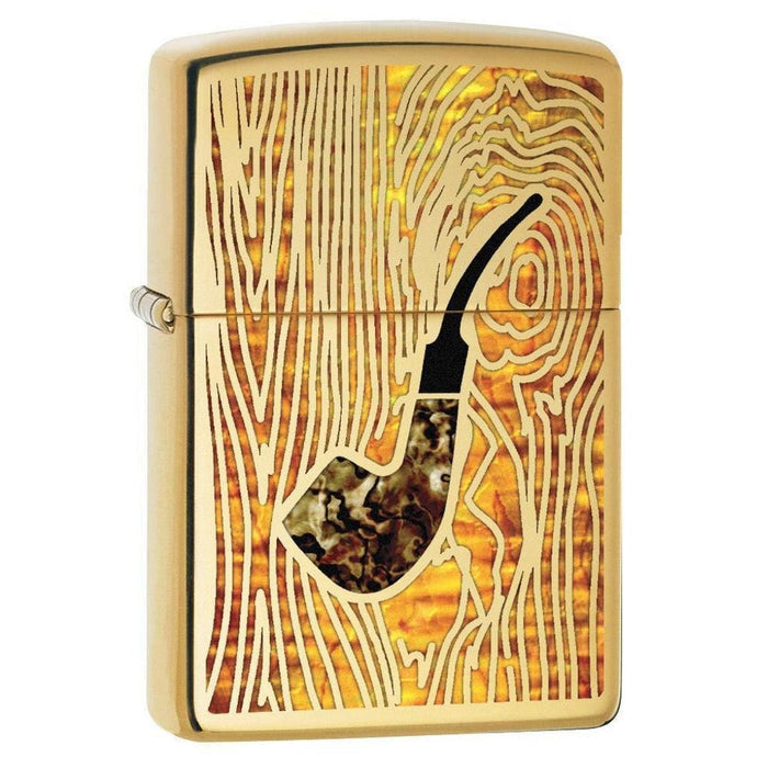 Zippo Pipe Lighter: Fusion Pipe - High Polish Brass 78213 (1975605723251)