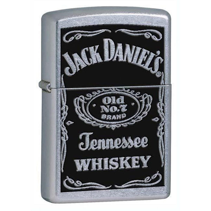 Zippo Pipe Lighter: Jack Daniels "Old No. 7" Logo - Street Chrome 24779PL (1975638098035)