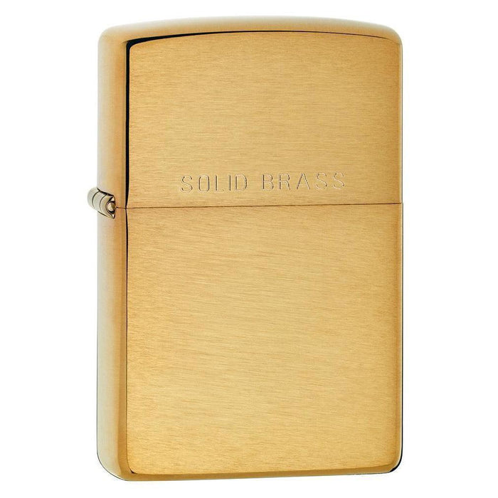 Zippo Pipe Lighter: Solid Brass - Brushed Brass 204PL (1999369863283)